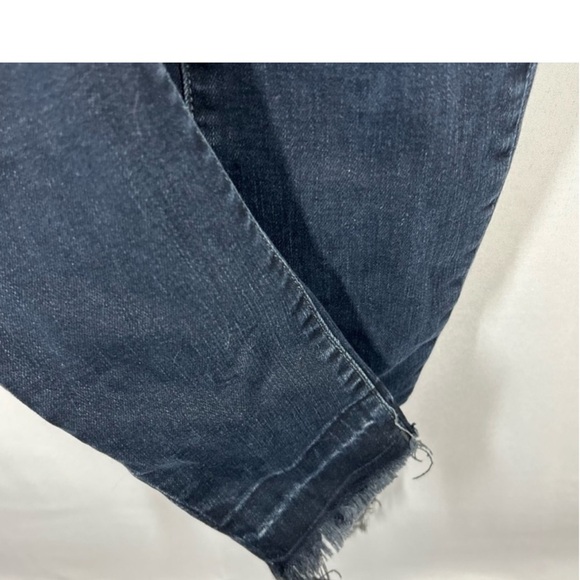 Free People Ivy Jeans Skinny Released Hem 9” Rise Navy 26 - Picture 8 of 11